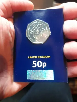 2019 100 Years Of Girl Guiding 50p Coin In Change Checker Card BUNC Sealed • £10
