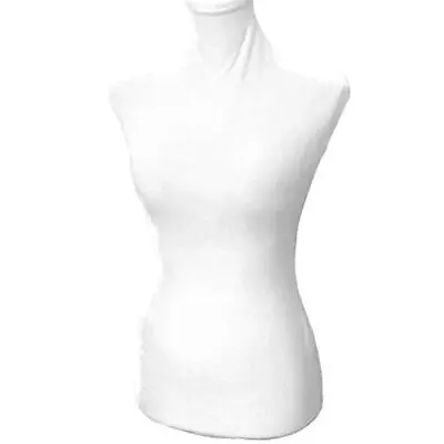 White Superb Velvet Mannequin Fabric Cover100% Handmade Soft Stretchy For Fash • $19.99