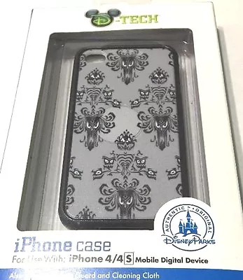 Disney Parks D-Tech Haunted Mansion Wallpaper Grey IPhone 4/s Case Holder • $36.95