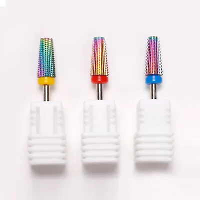 5 In 1 Multi-function Manicure Nail Drill Bits Tool 3/32  Tungsten Steel Carbide • $6.45