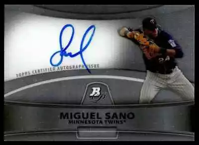 2010 Bowman Platinum Prospect Autographs Refractors Miguel Sano Auto Minnesota • $3