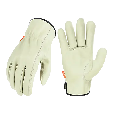Vgo 1/2/3Pairs Pigskin Leather Work Gloves MenOutdoor Driving Gloves (PA9501) • $12.98