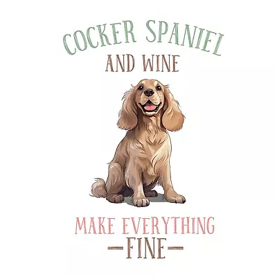 Cocker Spaniel Dog Funny Greetings Card Gift • £3.49