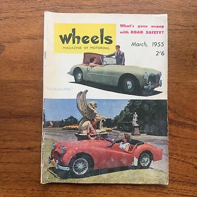 Vintage Mar 1955 'wheels Magazine' Austin A50 Saloon Goliath Steam Car  • $28