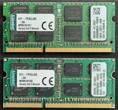 16GB 2x8GB 1600MHz DDR3 RAM Memory - Apple MacBook Pro 2011/2012 IMac 2013/2014 • £25