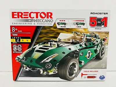 Erector By Meccano Roadster 5 In 1 Spin Master 18202 STEAM Pullback • $32.02