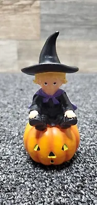Morehead Halloween Figure Figurine Witch Jack O' Lantern! • $11.99