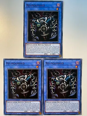 Yugioh Relinquished LDS1-EN047 Common Mint Condition X3  • £1.95