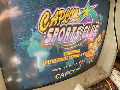 Capcom Sports Club 1997 CPS2 Arcade Video Game 100% Working A&B • $275