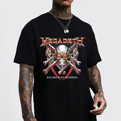 Megadeth Killing Is My Business Cotton Unisex T-Shirt All Size S-5XL • $19.99