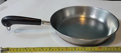 Vintage Revere Ware - 10 Inch  1801 - Stainless Steel Copper Clad Skillet NO Lid • $29.97