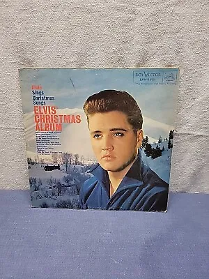 Elvis Presley LPM-1951 Christmas Album LP H 10S/13S 1962 Silver MONO Original  • $34.99