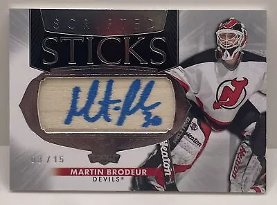 2020-21 The Cup Hockey Martin Brodeur #SS-MB Scripted Sticks /15 • $420