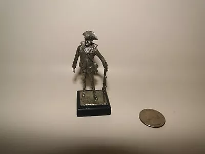 Vtg Collectible Pewter Figure Revolutionary Soldier Miniature Souvenir  • $10