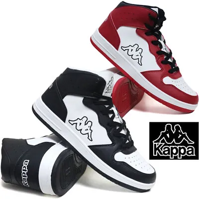 Mens Kappa Hi Top Running Basketball Walking Ankle Sports Shoes Trainers Size • £14.95