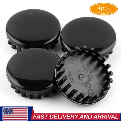 4PCS 83mm 3.25  Wheel Center Hub Caps Black For Sierra Yukon Silverado Tahoe • $13.99