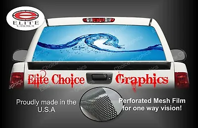 Beach Tidal Wave Rip Curl Rear Window Graphic Decal Sticker Truck Car • $88.92