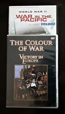 $24.66 • Buy DVD X 2 - The Colour Of War: Victory In Europe & WW2 War In The Pacific Vol 1
