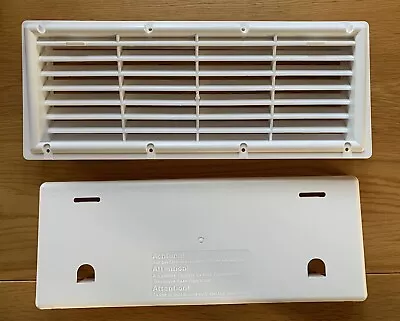 £17.95 • Buy MPK White Recessed Fridge Air Vent And Winter Cover Caravan Motorhome Camper RV