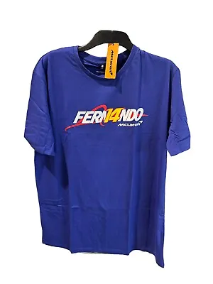 McLaren F1 Fernando Alonso 14 Graphic T Shirt Top Mens Size XS • £3.48