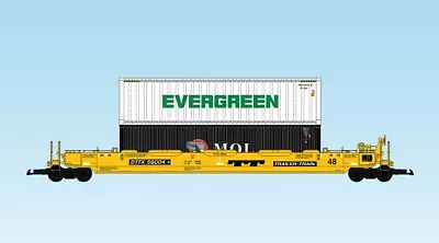 USA Trains R17142 TrailerTrain (TT) - Yellow w/Containers (#2) • $299.95