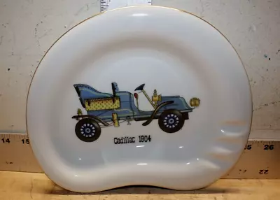 Vintage Lipper & Mann Creations Porcelain Cadillac 1904 Ashtray With Gold Trim • $15.99