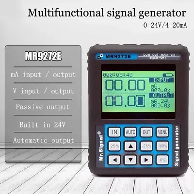 Signal Generator MR9272E 24V 4-20mA Handheld Current Voltage Process Calibrator • $115.82