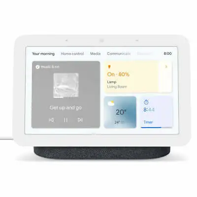 $99 • Buy Google Nest Hub Smart Display Assistant Speaker Charcoal 2nd Generation