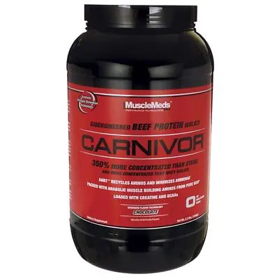 MuscleMeds Carnivor Beef Protein Isolate Chocolate 2.3 Lbs Pwdr • $40.04