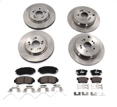$149.76 • Buy 8pc Front & Rear Disc Brake Rotors + Ceramic Brake Pad For Honda CR-V Honda CR-V
