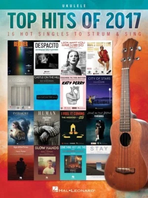 $34.95 • Buy Top Hits Of 2017 For Ukulele (Softcover Book)
