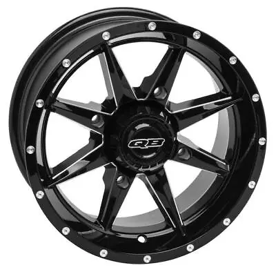 QuadBoss Slicer ATV/UTV Wheel 14x10 4/156 5+5 Machined Black • $157.10