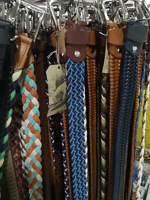 Sell A Lot 100 Pcs Assorted Handmade Genuine Leather Belts  Mix Colours Sizes • $219