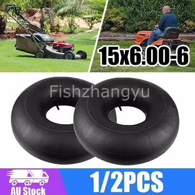 1-2x Inner Tube 15x6.00-6 NHS Valve Lawn Mower Trolley Golf Cart ATV Tire OZ • $18.76