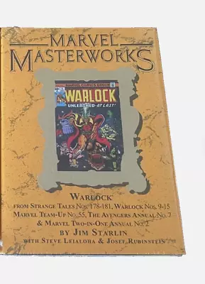 🔥 BRAND NEW Marvel Masterworks WARLOCK Gold Variant # 119 OOP Hardcover GN 🔥 • $54.91