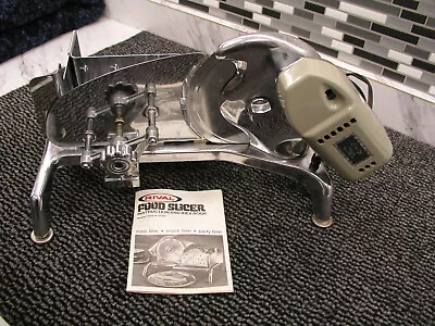 Vintage Rival Model 1101E Stainless Steel Electric Food Slicer • $45