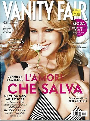 Jennifer Lawrence Vanity Fair Magazine Italia Italy 3/13/13 • $29.99