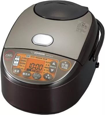 Zojirushi Rice Cooker 5.5 Go IH Type Black Round Thick Pot Brown NW-VB10-TA New • $492.04