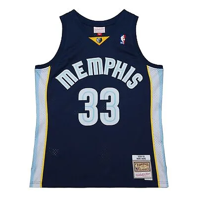 Memphis Grizzlies Marc Gasol Mitchell & Ness Navy 2008/09 NBA Swingman Jersey • $274.99