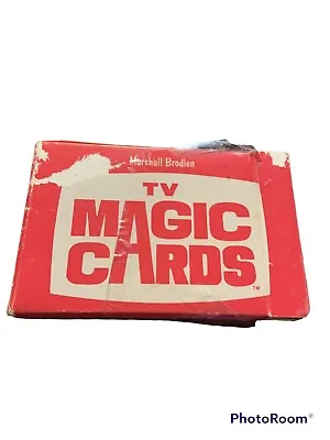 Vintage 1970 Marshall Brodien TV MAGIC CARDS! In Original Box • $5