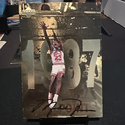 1998 Upper Deck Gatorade NBA Dreams Michael Jordan Jumbo Foil Insert 3 Of 12 🔥 • $20