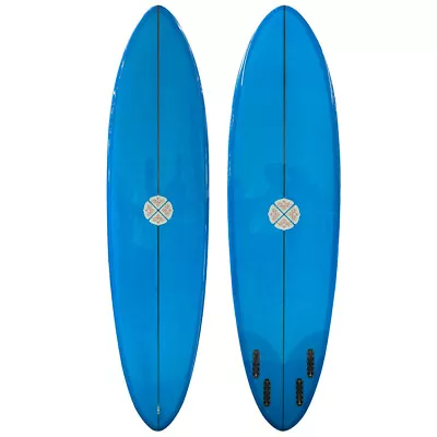 6'8  Josh Hall Surfboards  Gunner Quad  New Midlength Surfboard (Gloss & Polish) • $1174.99