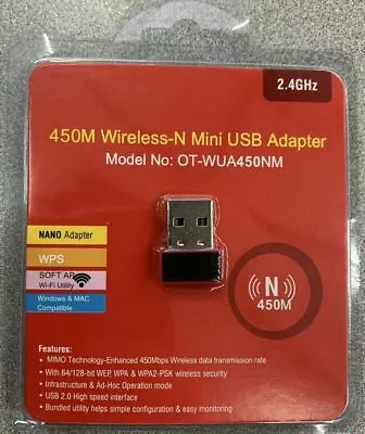 N 300Mbps Mini Wireless USB Wifi Adapter LAN Antenna Network 802.11n/g/b Nano • $3.47