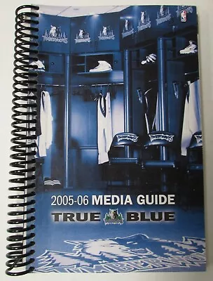 2005-06 Minnesota Timberwolves (NBA) Official Wire Bound Media Guide • $9.99