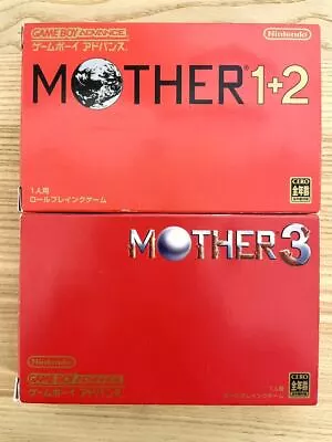 Lot 2 Gameboy Advance Mother 1+2 & 3 W/Box Manual Set Japanese Ver Nintendo GBA  • $287.38