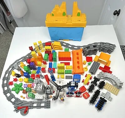 Huge 175pc 8lb+ Lot Lego Duplo & Mega Bloks Thomas & Friends Tracks Animals Cars • $69.99