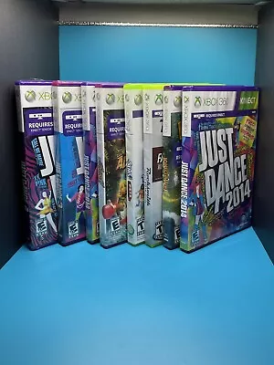 Xbox 360 Games Lot Bundle Of 9 Games  Just Dance Rocksmith Wipe Out Sims • $25