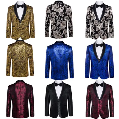 Premium Quality Men's Smart Fit Tuxedo 2 Pieces Suit Dress Wedding Work & Party • $54.99