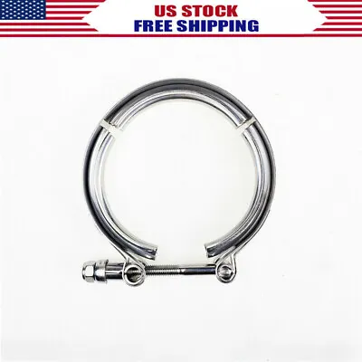 3'' Stainless Steel V-Band Clamp For Turbo Downpipe Exhaust Pipe 3 Inch • $11.77