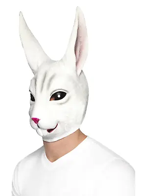 Easter Bunny Mask Gala Easter Fayre Fet Fancy Dress White Rabbit Mask • £15.99